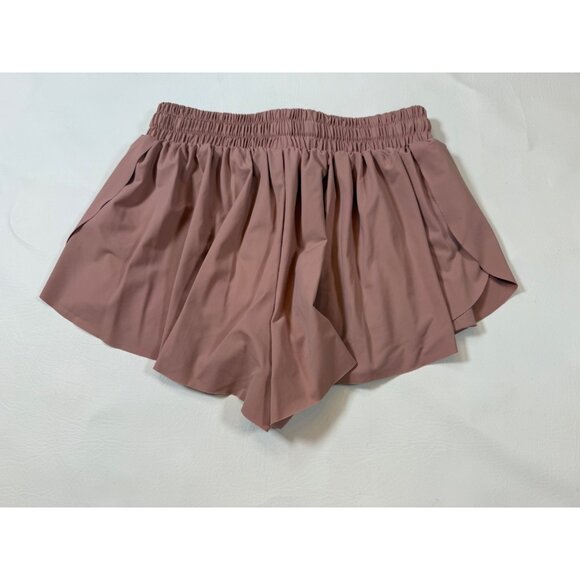 Drawstring Waist Athletic Skort Pink Lightweight Fabric (bin S114) - Picture 6 of 8